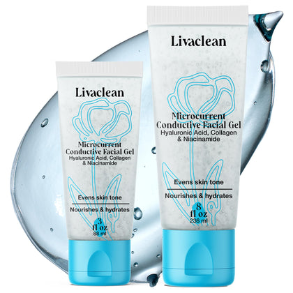 LivaClean front packaging showing both 8oz and 3oz for convenient use