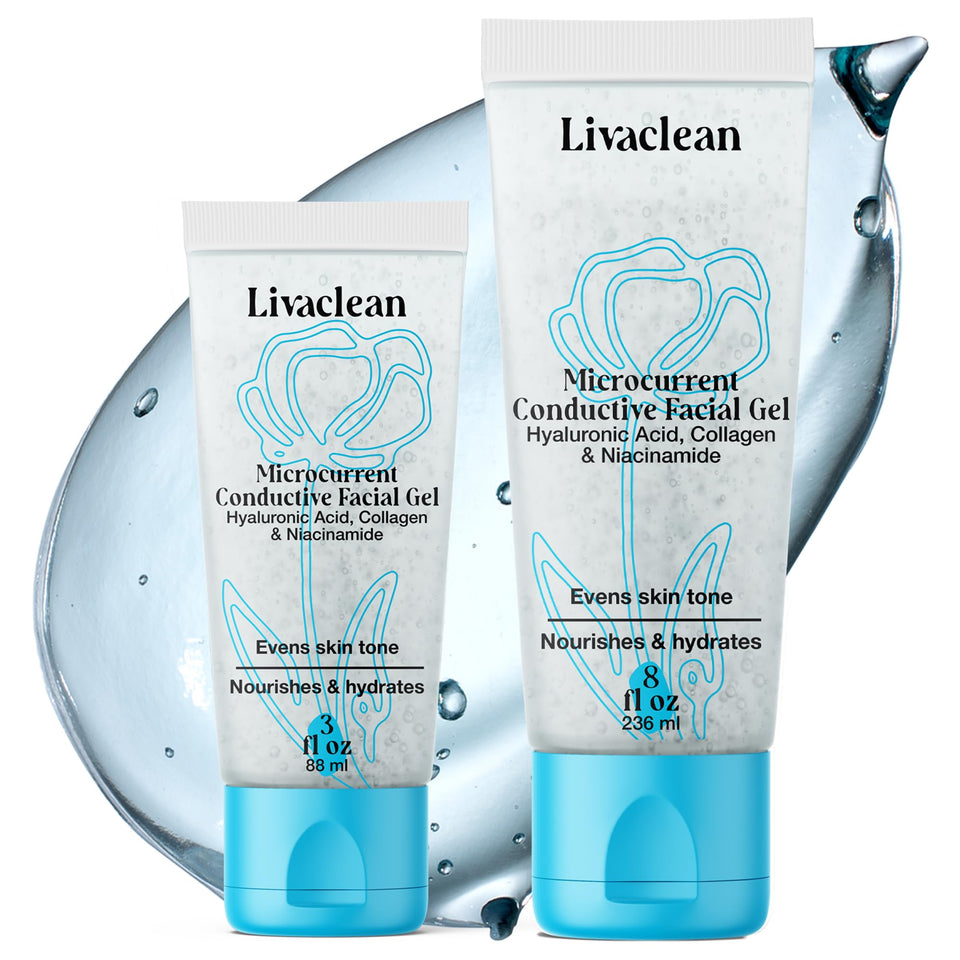 LivaClean front packaging showing both 8oz and 3oz for convenient use