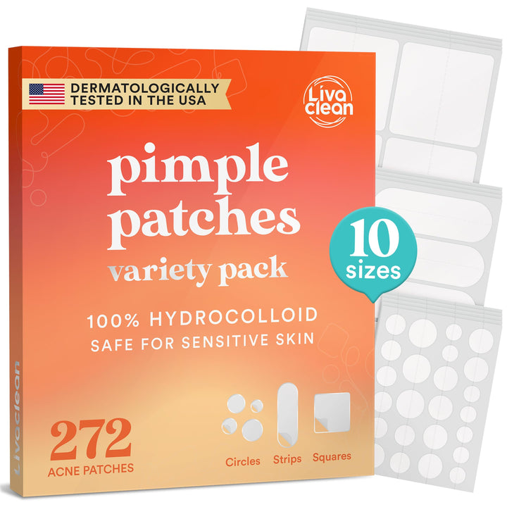 LivaClean front packaging showing variety pack and quantity benefit