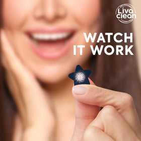 LivaClean label close-up highlighting salicylic acid and tea tree for surface support