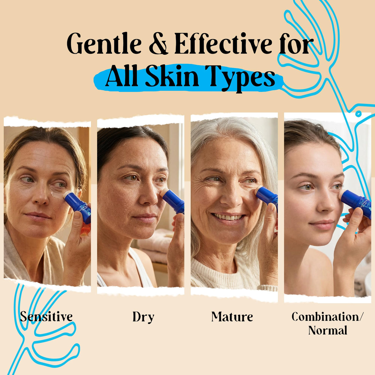 LivaClean label highlighting retinol and aloe benefits for skin renewal