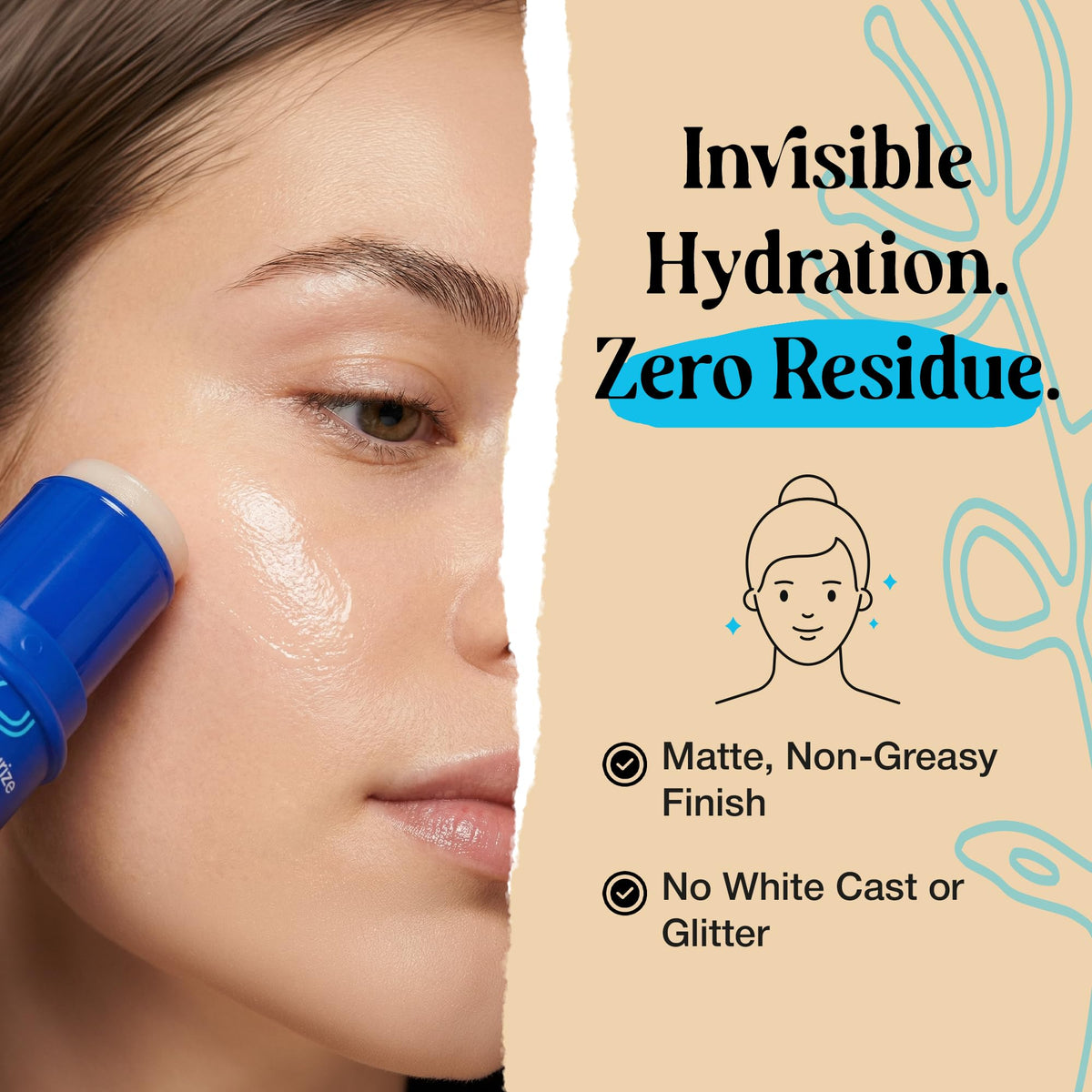 LivaClean twist-up mechanism open showing mess-free application benefit