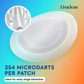 LivaClean patch on skin in use for discreet overnight treatment