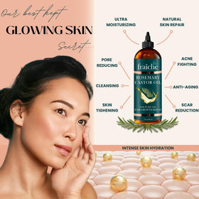 Live Fraiche used on skin after shower showing moisturized glow