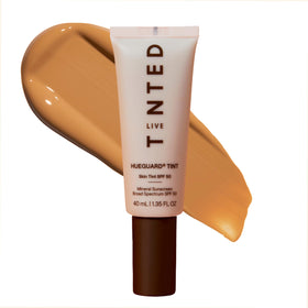 Live Tinted front packaging of Hueguard SPF 50 showing shade 07 and benefits