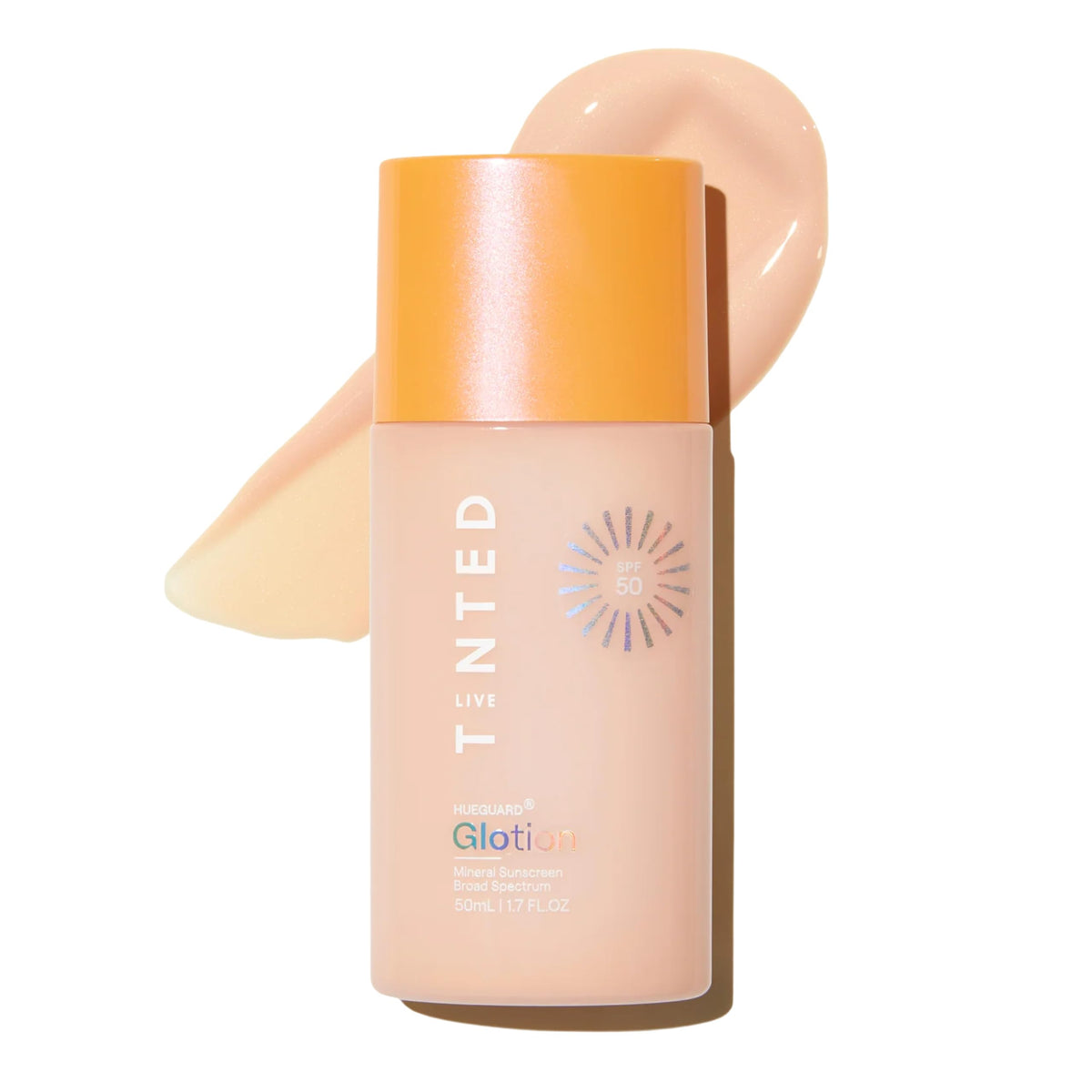 Live Tinted front packaging showing shade and SPF 50 protection benefit