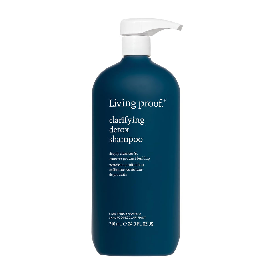 Living Proof bottle front view showing clean packaging and product benefits