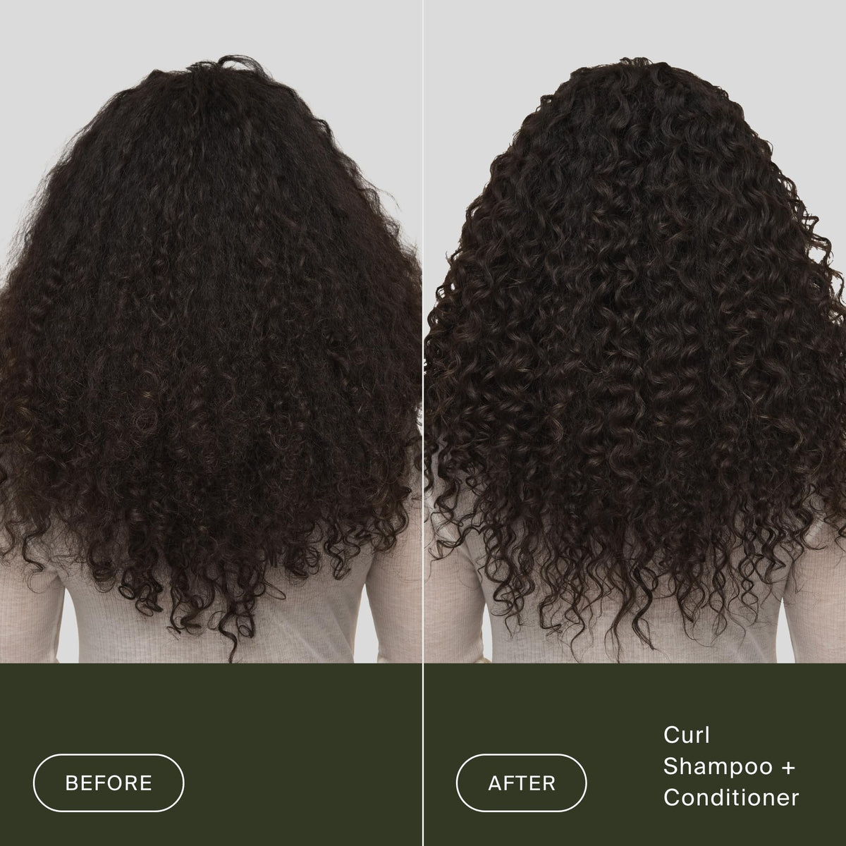 Living Proof conditioner being applied to wet hair demonstrating slip and hydration