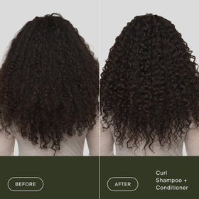 Living Proof conditioner being applied to wet hair demonstrating slip and hydration