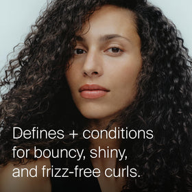 Living Proof applied to hair from palm showing smooth distribution