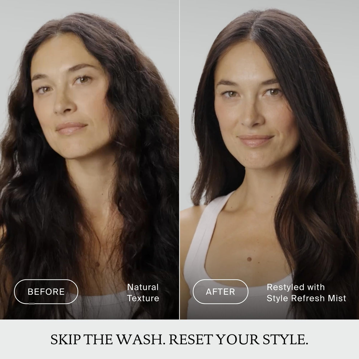 Living Proof refreshing curls to reduce frizz and restore bounce and shape