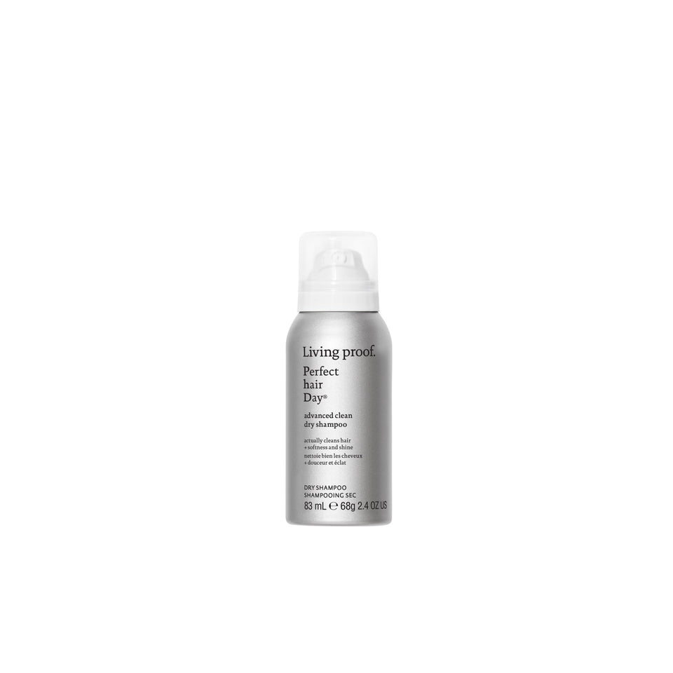 Living Proof front bottle showing clean branding and compact size for travel