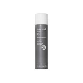 Living Proof front packaging showing bottle and brand benefit