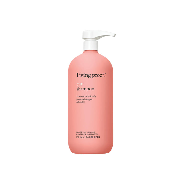 Living Proof front packaging showing 24 oz bottle and clear product benefit