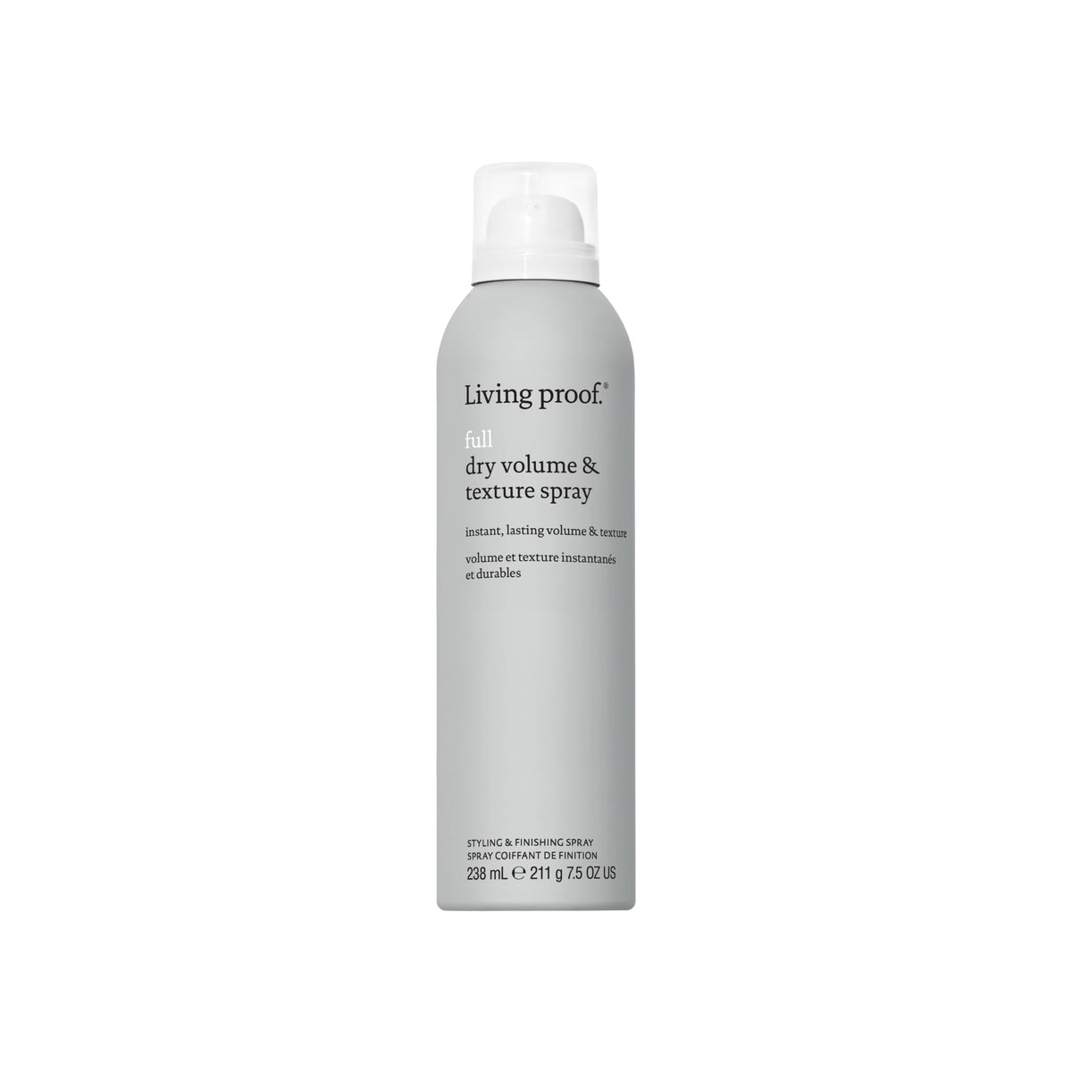 Living Proof front packaging showing product for instant volumizing benefit