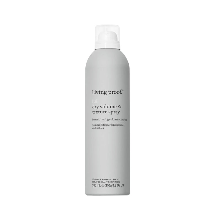 Living Proof front packaging showing product and clear benefit of volume