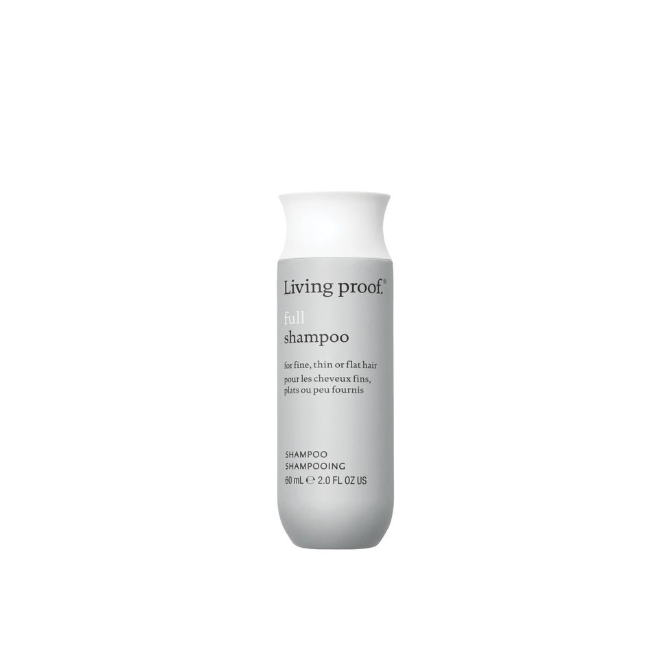 Living Proof front packaging showing 2 oz bottle and brand benefit