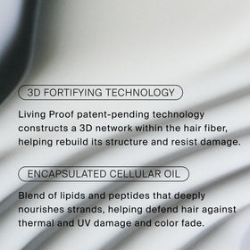 Living Proof label and ingredients panel for informed users
