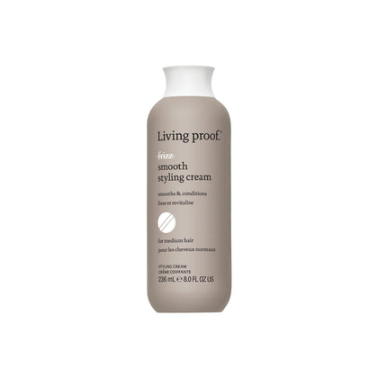 Living Proof front packaging showing product and benefit of frizz control