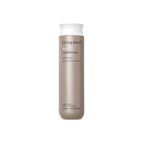 Living Proof front packaging showing product and brand, promotes sleek styling