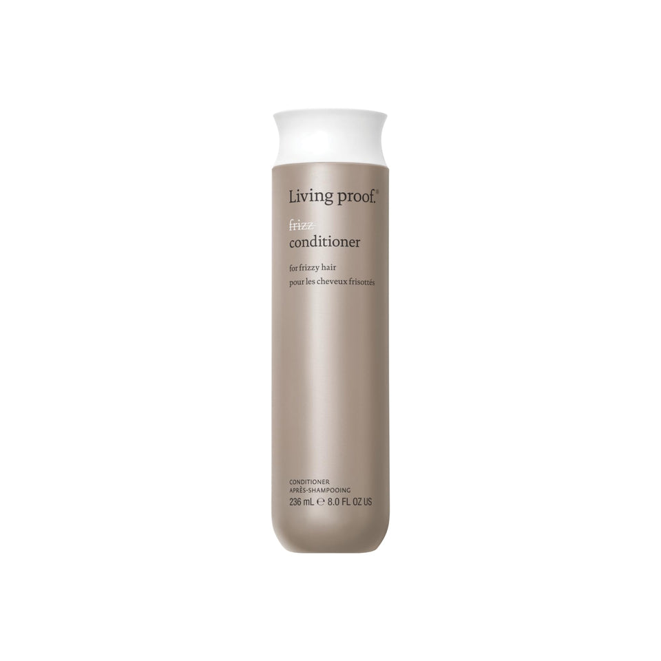 Living Proof front packaging showing product and brand, promotes sleek styling