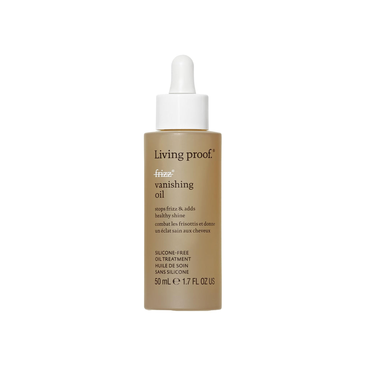 Living Proof front bottle showing sleek packaging and quick identification benefit