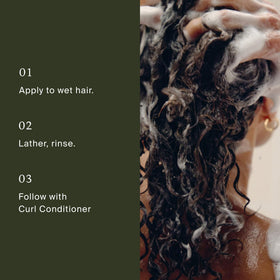 Living Proof shampoo paired with conditioner for complete curl routine