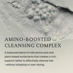 Living Proof shampoo in bathroom lifestyle scene showing effortless daily routine