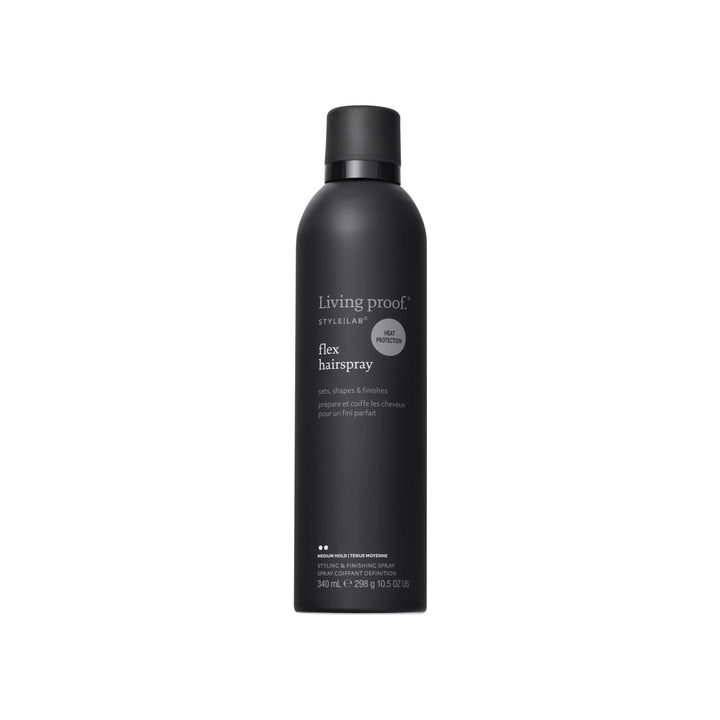 Living Proof front packaging showing product and medium-hold benefit