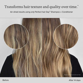 Living Proof 5-in-1 styling treatment bottle detail for heat protection