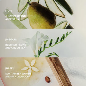 Living Proof texture mist on hair strands showing instant refresh and softness