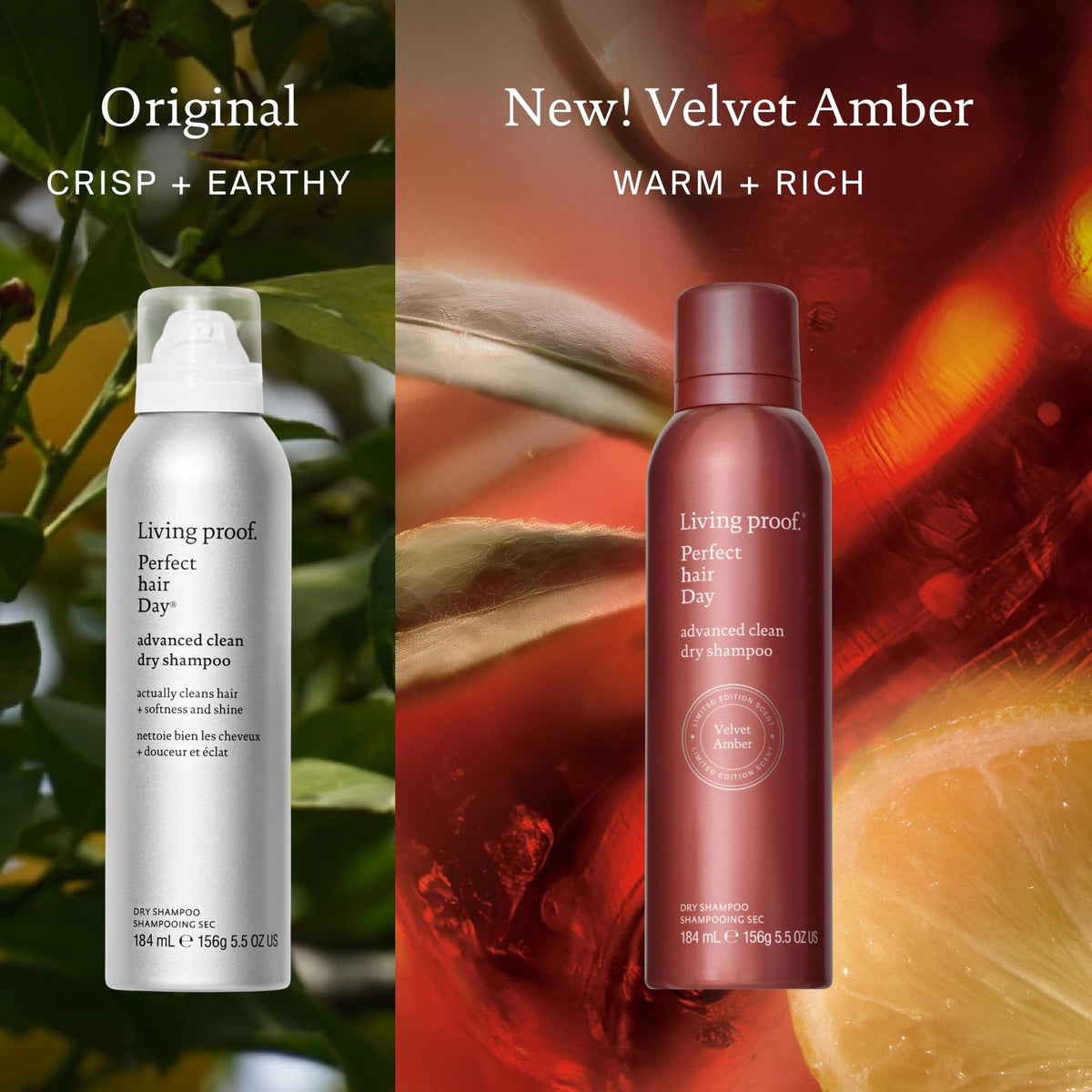 Living Proof aerosol nozzle detail for precise dry shampoo application benefit