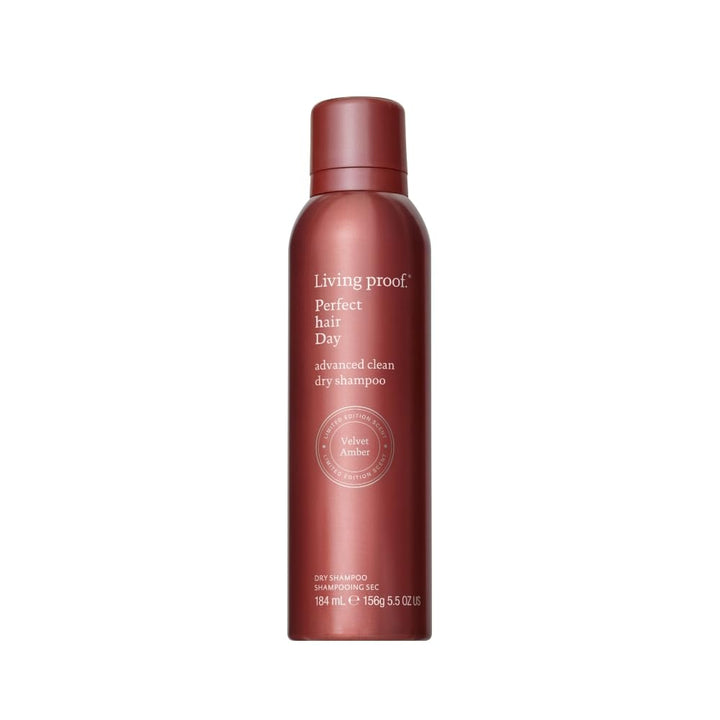 Living Proof product front packaging showing limited Velvet Amber scent and benefits