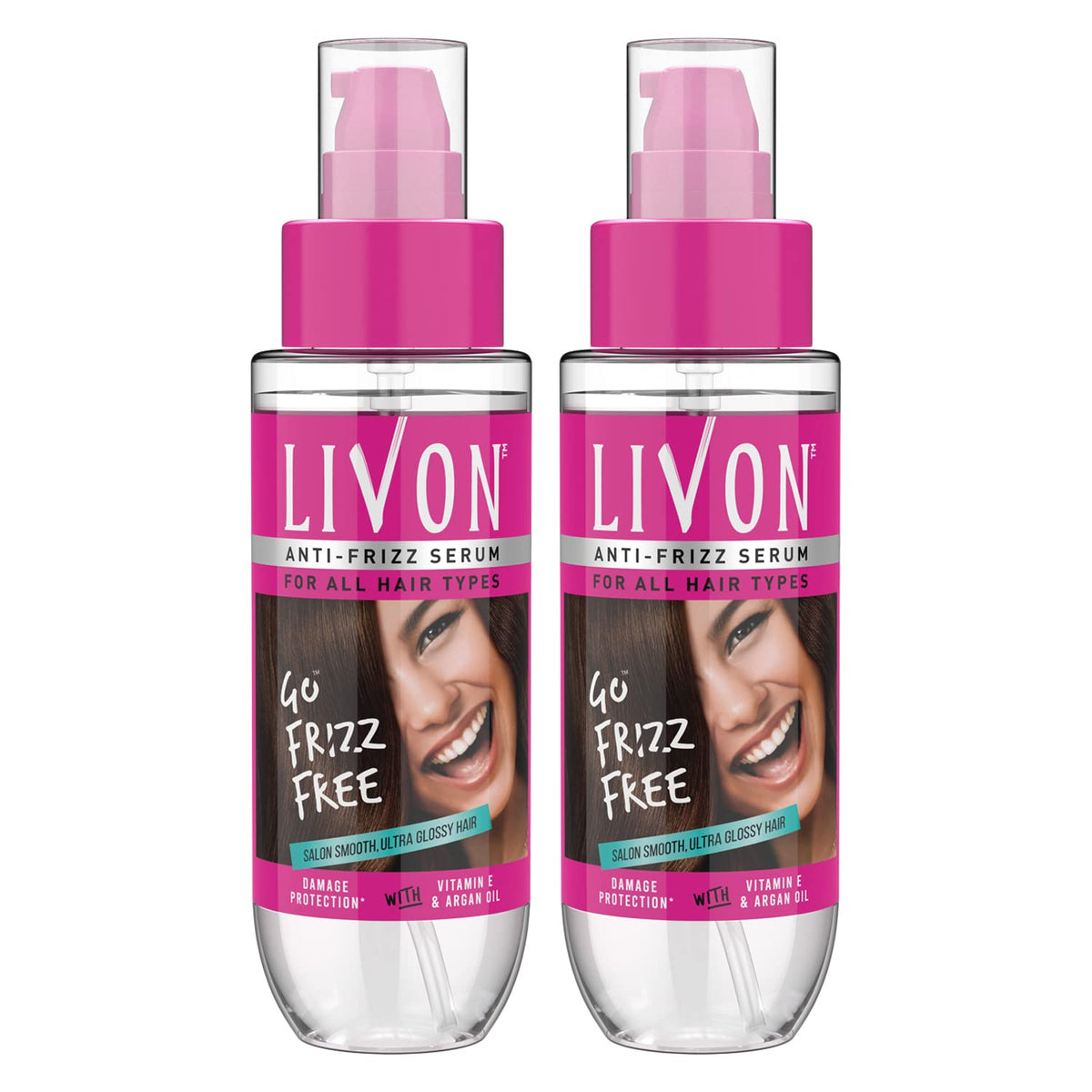 Livon serum front bottle showing label and size for easy identification and storage