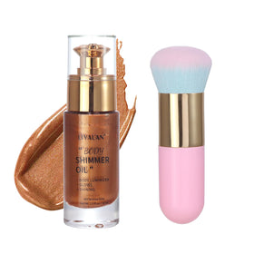 LIYALAN front bottle bronze gold highlights product finish and portability