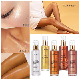 LIYALAN hand application swirl demonstrating blendability and quick absorption