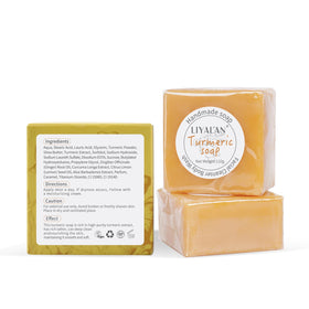 LIYALAN turmeric extract detail shot showing botanical source benefit: natural ingredients