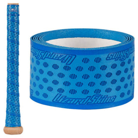 Lizard Skins DSP Ultra Polar Blue front view showing full-length adhesive wrap for precise control