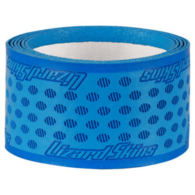 Lizard Skins DSP Ultra Polar Blue installed on bat demonstrating neat finish and secure feel
