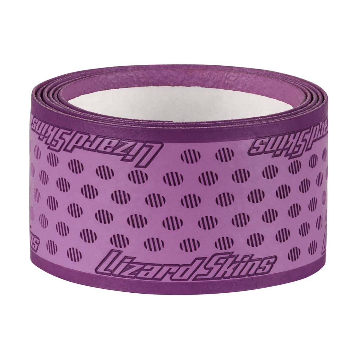 Lizard Skins DSP Ultra front view showing violet purple color and length, improves grip