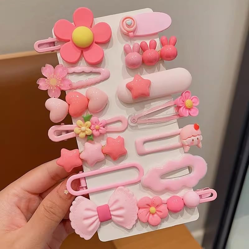 Lizioo cute hair clips detail with dessert patterns adding playful charm