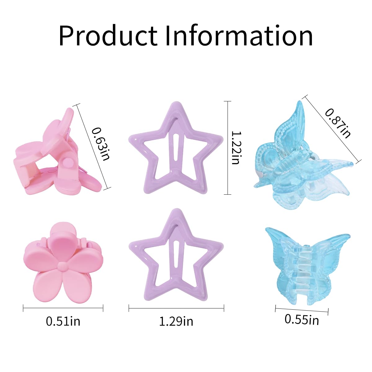 Lizioo flower clip close-up highlighting matte finish and decorative detail