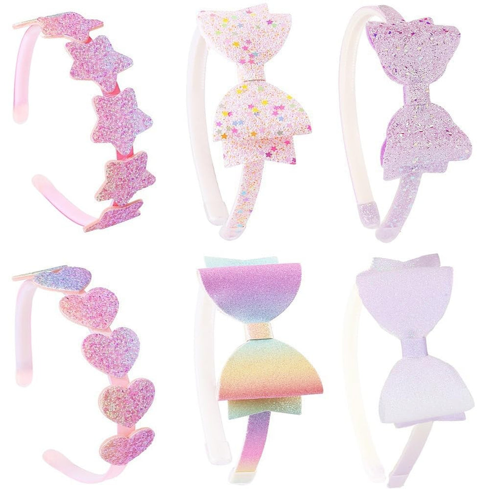 Lizioo front view of six headbands showing variety and quick outfit styling
