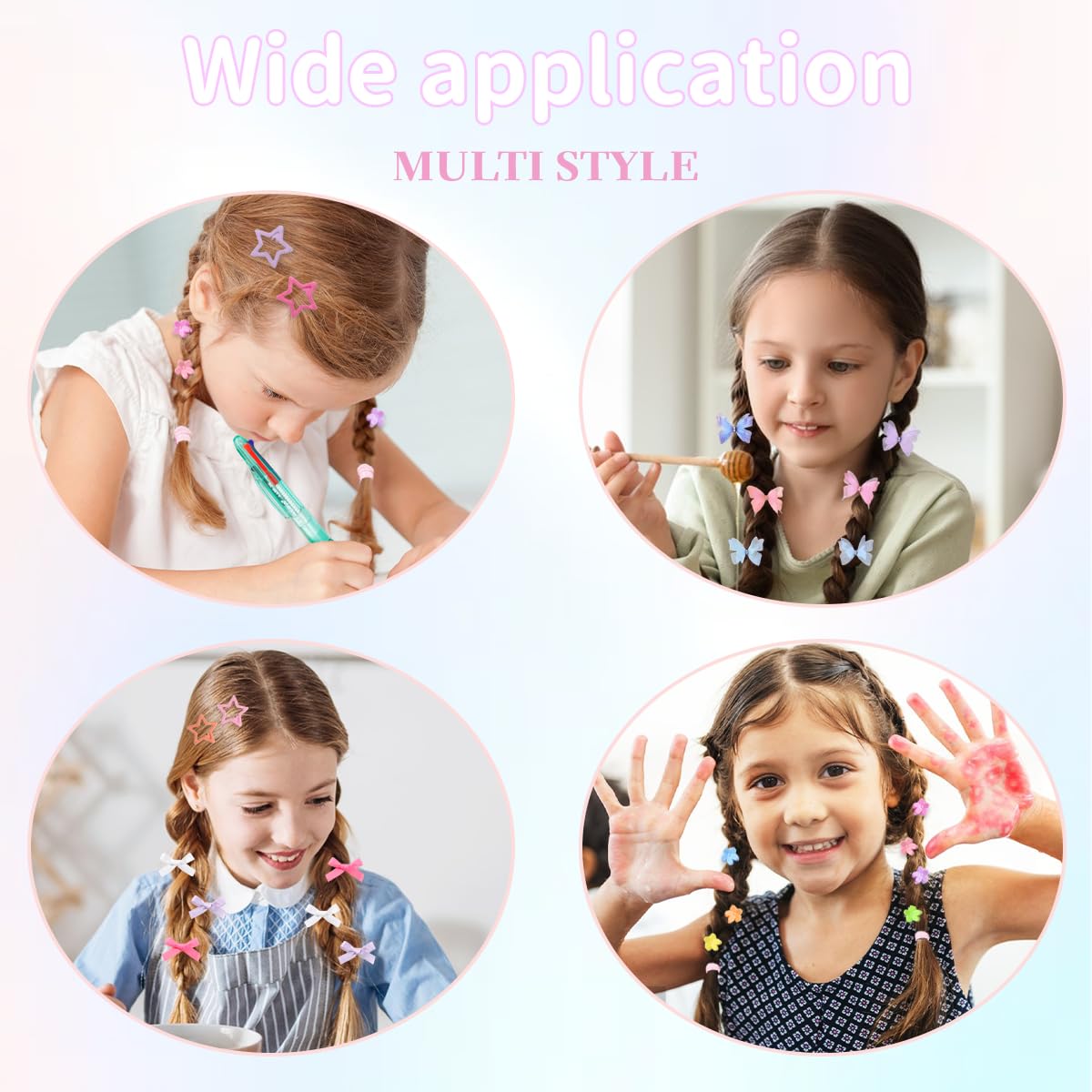 Lizioo hair ties in use on a ponytail for secure, comfy wear