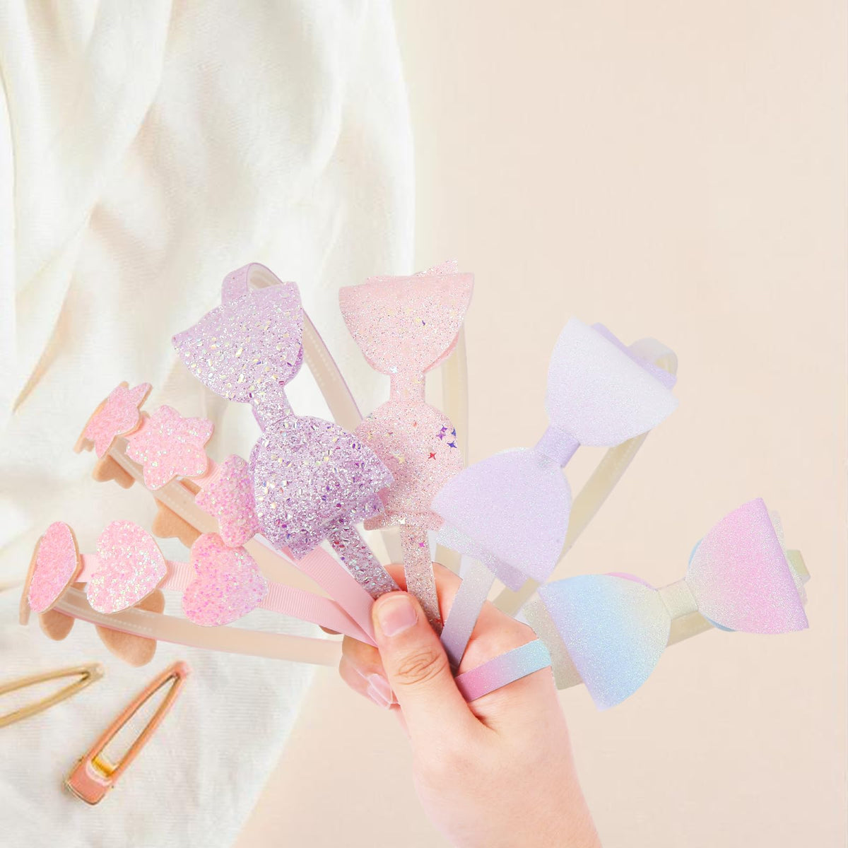 Lizioo display of star and flower designs demonstrating mix-and-match options