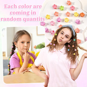 Lizioo clips used in braided hairstyle adding colorful accents