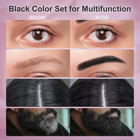 LLNNOVUE lash application showing darker, defined lashes