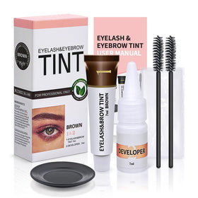 LLNNOVUE front packaging showing brown kit and included tools for easy application