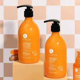 L LUSETA after-dry styling showing fuller hair for visible volume benefit