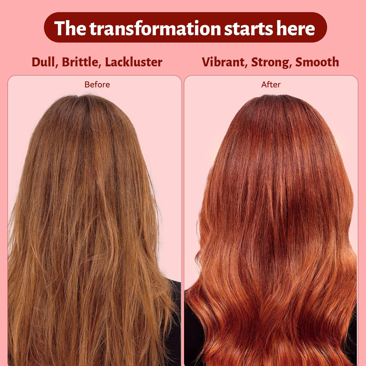 L LUSETA conditioner sample swipe demonstrating smoothing benefits